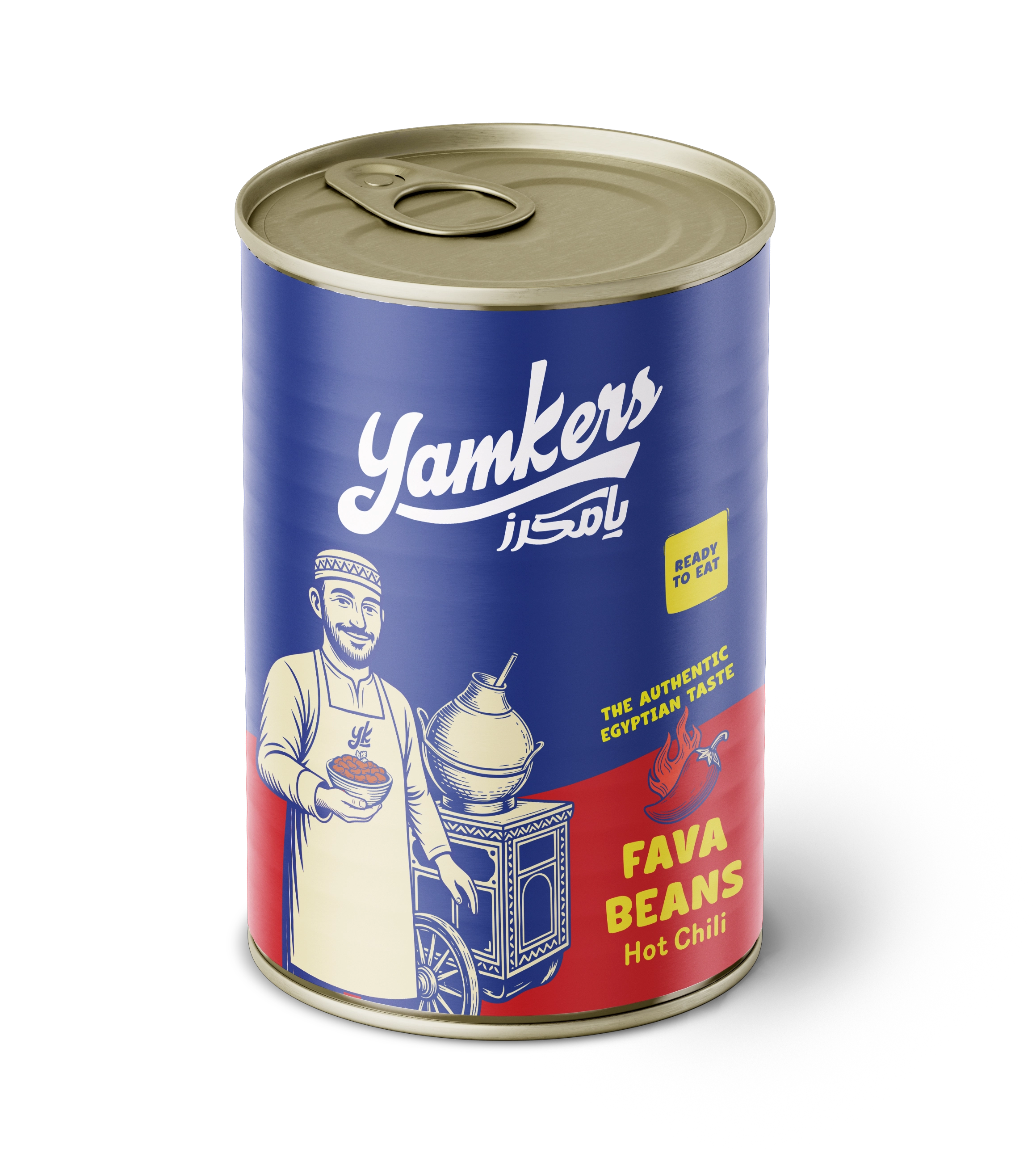 Yamkers Fava Beans Hot Chili 1000g